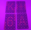 บัตรพลาสติกเครื่องเล่นไพ่ (สีฟ้า/แดง)